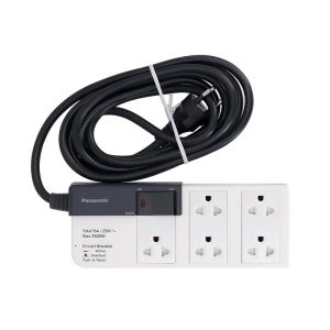 Ổ cắm điện 3m Panasonic WCHG28352 (3500W, 1 công tắc, 5 ổ cắm)